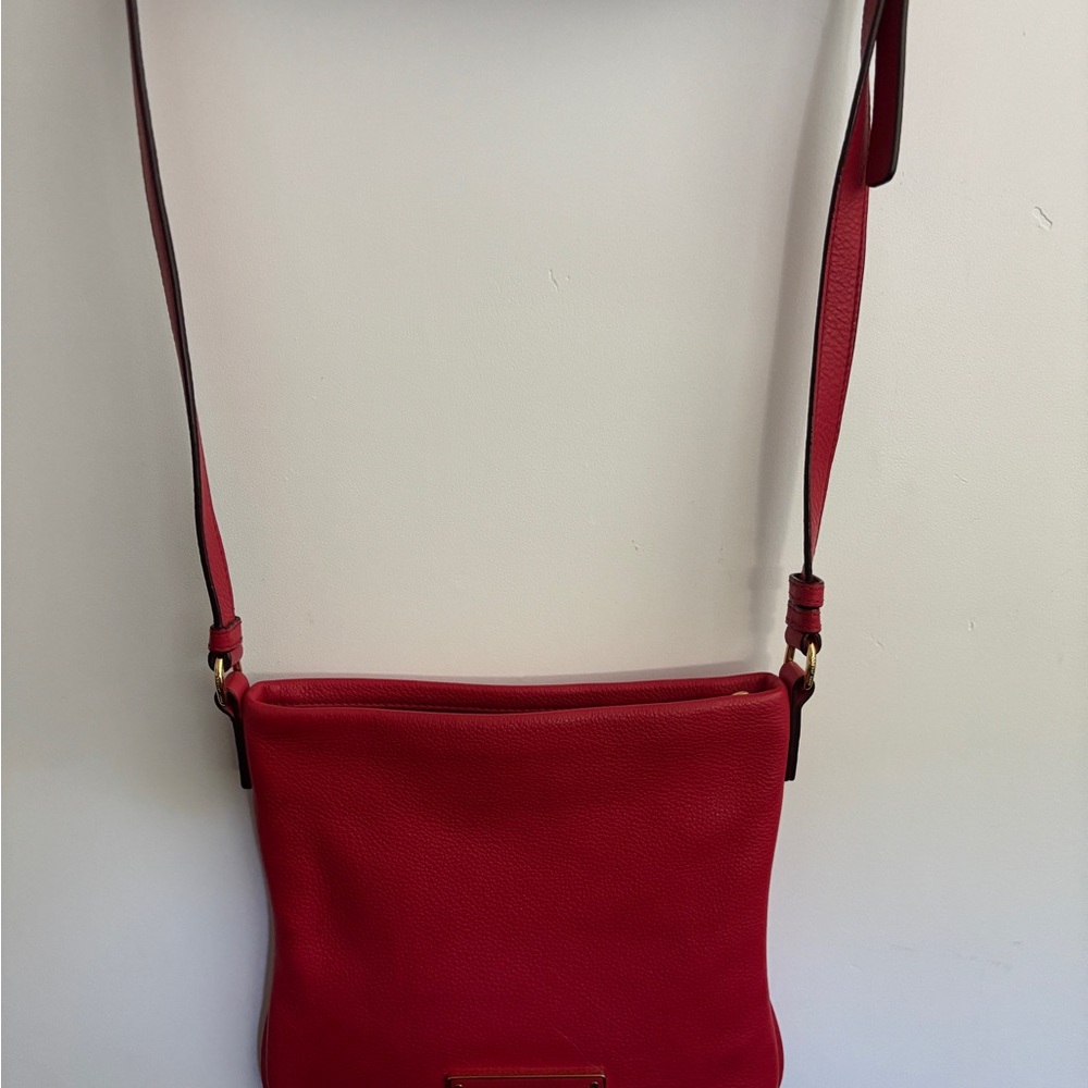 Marc New York Red Crossbody Bag Minimalist Design
